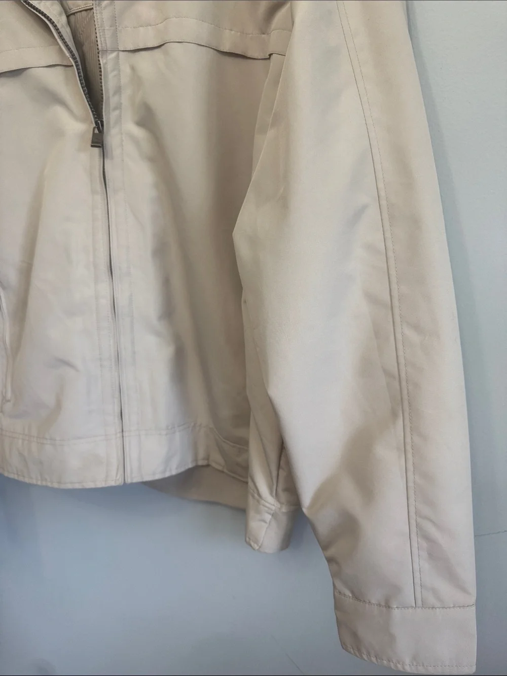 Dockers Men's Light Beige Zip Jacket